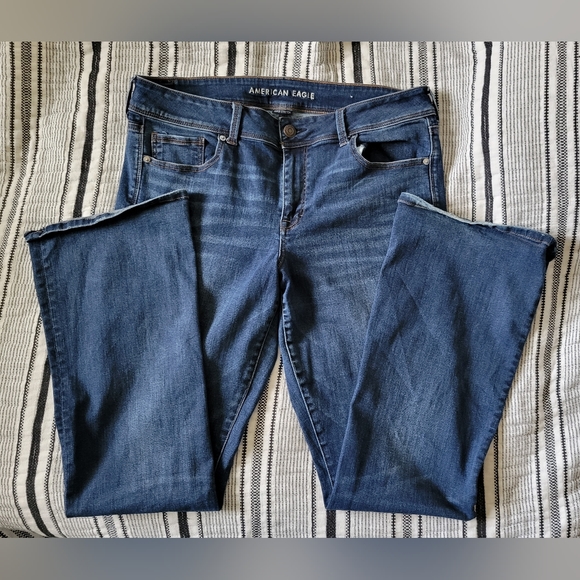 American Eagle Outfitters Denim - 18 Long American Eagle Kick Boot Jeans - SUPER STRETCH
